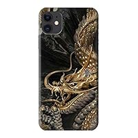 R0426 Gold Dragon Case Cover for iPhone 11