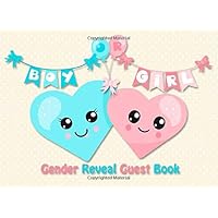 Boy or Girl Gender Reveal Guest Book: Happy Hearts Edition - Unique Keepsake Sign-in and Gender Guess Journal for Gender Reveal Party or Baby Shower Boy or Girl Gender Reveal Guest Book: Happy Hearts Edition - Unique Keepsake Sign-in and Gender Guess Journal for Gender Reveal Party or Baby Shower Paperback