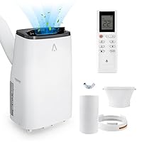 Portable Air Conditioner - Powerful 14000BTU, Sleep Mode, 3 Fan Speeds, Timer Function, Remote Control, Air Conditioners for Room up to 700 Sq, for Home & Office.