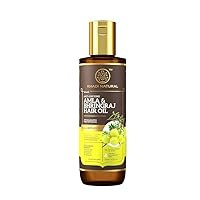 HER Amla & Bhringraj Hair Oil | Herbal Oil for Boosting Hair Growth | Non-sticky Hair Oil | Silicone & Mineral Oil Free | Suitable for All Hair Types | Powered Botanics|200ml