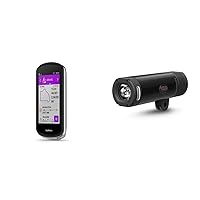 Garmin Edge® 1040 Solar, GPS Bike Computer with Solar Charging Capabilities, On and Off-Road & Varia UT 800 Smart Headlight Urban Edition with Dual Out-Front Mount