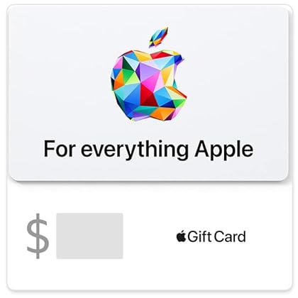 Apple Gift Card - App Store, iTunes, iPhone, iPad, AirPods, MacBook, accessories and more (eGift)
