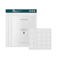 [SKIN&LAB] Clean & Easy Blemish Spot Patch (54 Count), Korean Pimple Patch, Hydrocolloid Spot Treatment for Acnes Blemishes, Two Sizes 10mm & 12mm, Made in Korea, Cruelty Free