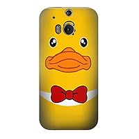 R2760 Yellow Duck Tuxedo Cartoon Case Cover for HTC ONE M8