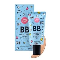 #MG CATHY DOLL Matte Cover Blemish Blur BB Cream SPF50 Pa+++ 50ML #02 Medium Beige -This matte BB Cream helps you achieve the perfected look without blemishes, redness or dark spots.