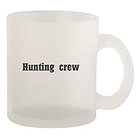 Hunting Crew - Glass 10oz Frosted Coffee Mug, Frosted