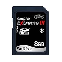 SanDisk EXTREMEIII SDHC Card 8GB SDSDRX3-8192-903