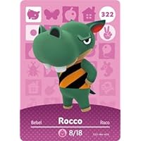 Rocco - Nintendo Animal Crossing Happy Home Designer Series 4 Amiibo Card - 322
