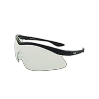 Y70 Gemstone Zircon Protective Eyewear with Black Frame and Clear Lens (Case of 12)