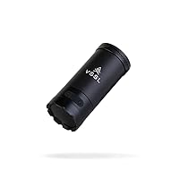 VSSL Mini Stash Speaker, Portable Weatherproof Speaqua Bluetooth Speaker with Refills, 5 Hours Playtime, Black, USB C Charging with Cable Included