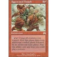 Magic The Gathering - Aggravated Assault - Onslaught - Foil