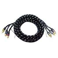 Absolute ABCOVD06 Competition Series Video and Audio RCA Interconnector Cable - 6 Feet