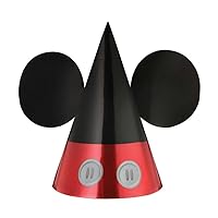 Amscan Mickey Mouse Party Cone Hat | 7 1/4