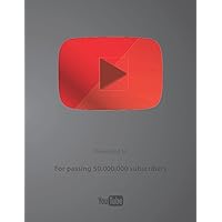  Diamond play button planner For passing 10,000,000 subscribers:  Your essential support for the good realization of you vlog and   video for  8.5x11 inch / 120 pages for 58 video