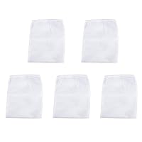 5Pcs Nut Milk Bag, Reusable Cheesecloth Bags Fine Mesh Nylon Filter Strainer All Purpose Food Strainer for Almond/Oat Milk, Celery Juice, Cold Brew Coffee, Yogurt