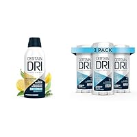 Certain Dri Prescription Strength Antiperspirant Kit, Antiperspirant Dry Spray & 3 Pack Everyday Strength Solid Deodorant, Hyperhidrosis Treatment for Men & Women, 4.2 oz Spray, 2.6oz, (3 Pack) Solid