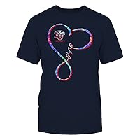 FanPrint Liberty Flames - Infinity Love University Logo Rainbow Swirl Gift