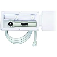 Attwood 4131-4 Aft-Deck Hot and Cold Freshwater Exterior Boat Shower Box Kit