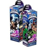 Marvel HeroClix Galactic Guardians ClixBrick 8 Booster Packs 1 SUPER Booster ...