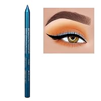 2 in 1 Multicolor Eyeshadow Eyeliner Quick-Drying Metallic Glitter Shimmer Smokey Eye Looks Waterproof Long Lasting Sparkling Eye Shadow Makeup (G)