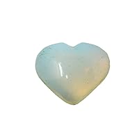 Orgonite Shop Gemstone Hearts - Opalite Heart - Love Gifts - Healing Energy - Reiki - Chakra - Energized Crystal - Spiritual Gift - Chakra Balancing