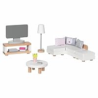 Goki - Doll Furniture Style, Living Room Houses Accessories, Multicolor (51494)