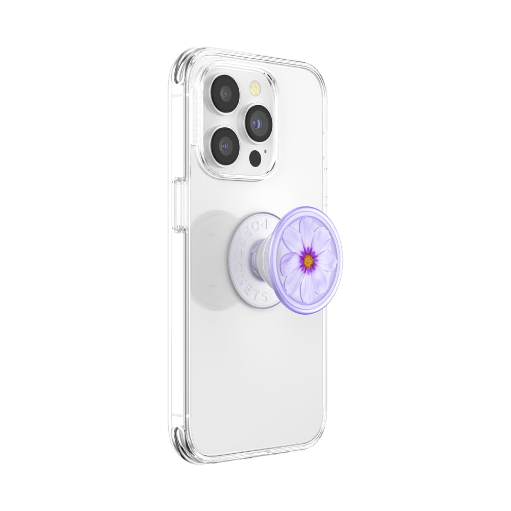 PopSockets Plant-Based Phone Grip with Expanding Kickstand, Eco-Friendly PopSockets for Phone, Plant - Purple Cosmo