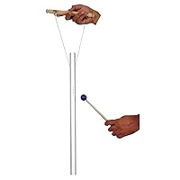 528 Hz Healing Tuned Pipe with Mallet and Hand Stand by BioTune
