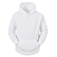 Hoodies For Men With Designs,Womens Mens Unisex Casual Hoodies Long Sleeve Solid Lightweight Pullover Sweatshirt