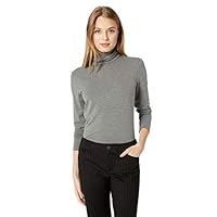 Anne Klein Women's Shirred Neck Turtleneck Top