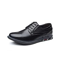 Men’s Dress Shoes Casual Oxford Derby Orthopedic Leather Shoes No-Stripe Comfortable Walking Shoes Business Office Loafers Work Flats Sneakers