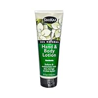 ShiKai - Gardenia Hand & Body Lotion, Plant-Based, Perfect for Daily Use, Rich in Botanical Extracts, Makes Skin Softer & More Hydrated, Mildly Formulated for Dry, Sensitive Skin, Thick Texture (8 oz)