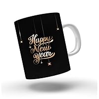 Printed Ceramic Coffee Mug | 330 ml | Best Gift for Loving Ones | Happy New Year 1