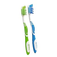 Glister Advanced Toothbrush Pack Of 4 Brushes, Manual, Adult, Blue