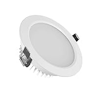 GeRRiT White Round Panel Indoor Ceiling Light Fixture 5W Spot Light Warm White Bathroom Downlight for Commercial Home Illumination Fittings (Size : 3000K Warm Light)