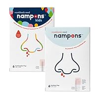 for Nosebleeds Family Value Pack - 6 Adult & 6 Child Nasal Plug Nosebleed Stoppers. Recommended by Doctors, Pediatricians & Nurses. Safe and Effective to Stop Nosebleeds