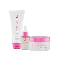 | Skincare Pregnant Kit, Face Reset Cleanser 5 fl. oz, Shine Bright Serum 1 fl. oz, Twin Momma Belly Balm 130 ml, 4.4 fl. oz
