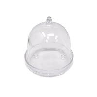 Homeford Clear Acrylic Mini Dome Cake Stand, 2-1/4-Inch (3-Count)