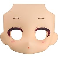 Good Smile Company Nendoroid Doll: Narrows Eyes with Makeup (Almond Milk) Face Plate