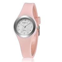 Creative Ladies Quartz Watch Waterproof Digital Scale Two-pin Round Silicone Watch Women's Fashion Colorful Beautiful Watch Gift Watch with Box Four Colors to Choose from