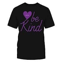 FanPrint Mount Union Raiders - Be Kind - Heart - University Team Logo - Gift T-Shirt