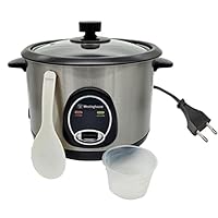 Buffalo Titanium Grey IH SMART COOKER, Rice Cooker and Warmer, 1.8L, 10  cups of rice, Non-Coating inner pot, Efficient, Multiple function,  Induction