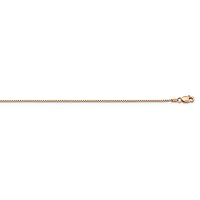 14k Gold Box Chain Necklace Jewelry Gifts for Women in White Gold Yellow Gold Rose Gold Choice of Lengths 16 18 20 24 30 14 22 26 28 and Variety of mm Options