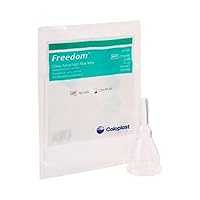 10 -Pack Condom Catheter 31mm Freedom Clear Advantage Aloe Vera Adhesive Intermediate #6300
