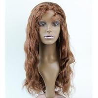 Full Lace Wigs Hand Made Human Hair Remy 100% Brazilian Virgin #4 Body Wave Bw (20