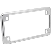 Chris Products 0600 Chrome Motorcycle License Plate Frame