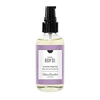 Lavender Magnolia Aromatherapy Body Oil (Made with Pure Essential Oils & Vitamin E- Great for Massage & Daily Skin Care), 2 oz