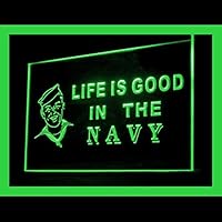 150073 Navy Life is Good US Heal Seals Army Display LED Light Neon Sign