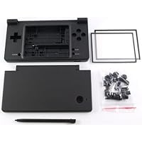 Gametown Full Housing Case Cover Shell with Buttons Replacement Parts for Nintendo DSi NDSi-Black