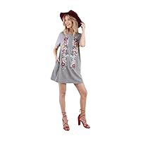 Umgee Boho Fall/Winter Please! Embroidered French Terry Cover up by Day Dress by Night